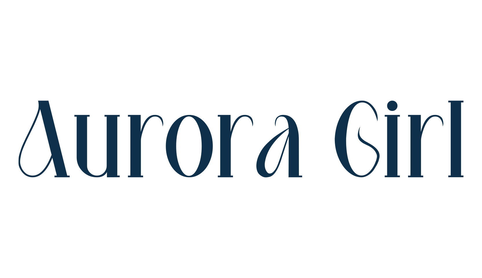 Aurora Girl, fancy retro decorative font preview