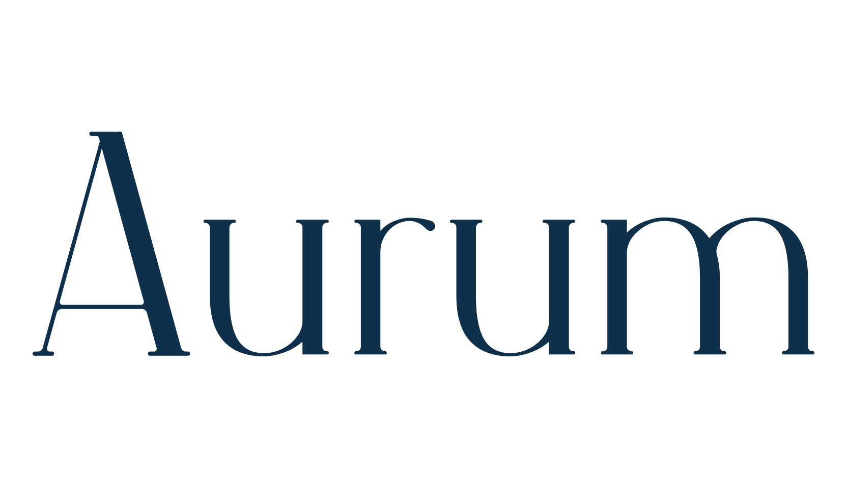 Aurum, serif font preview