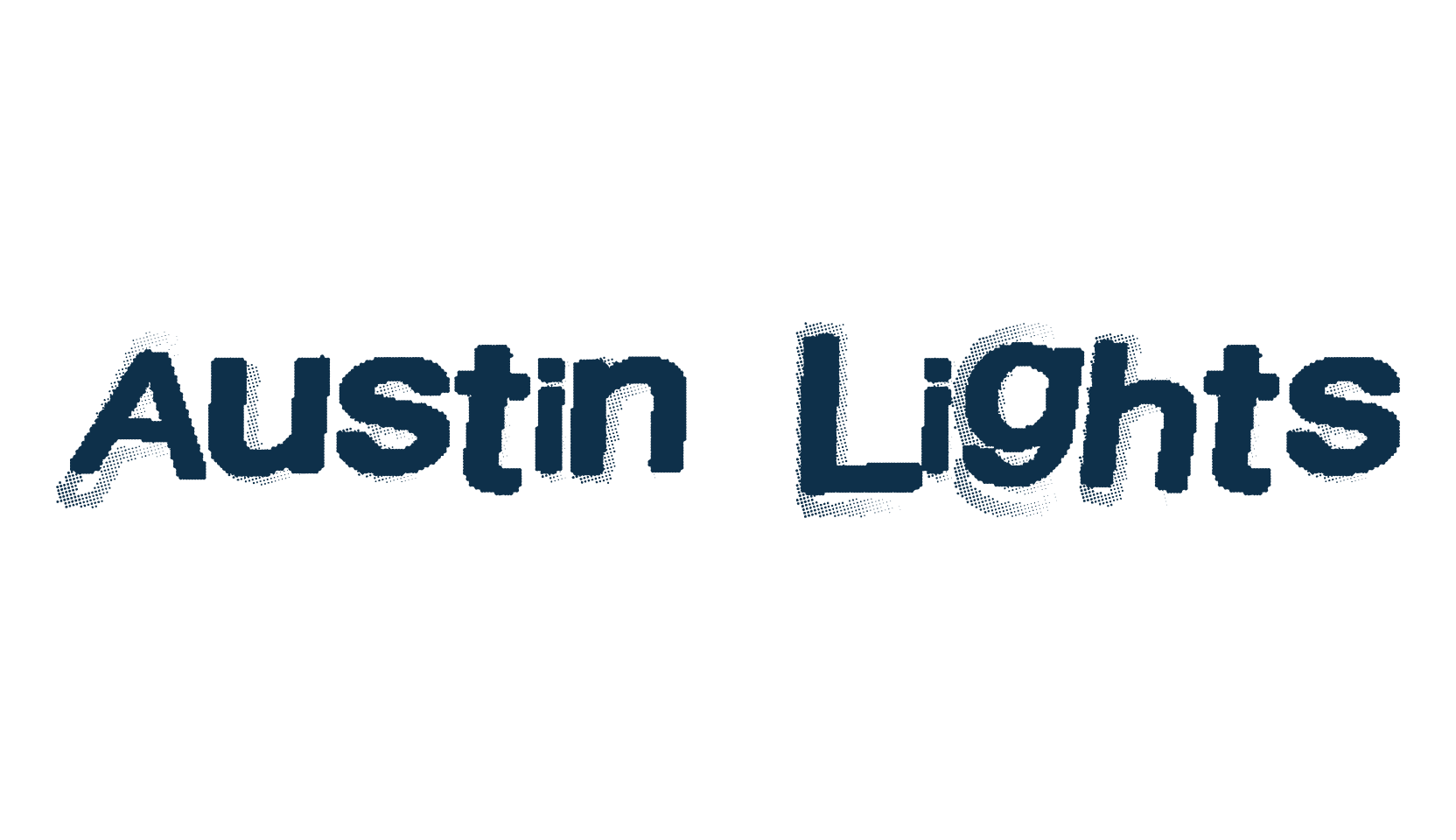 Austin Lights, fancy various decorative font preview