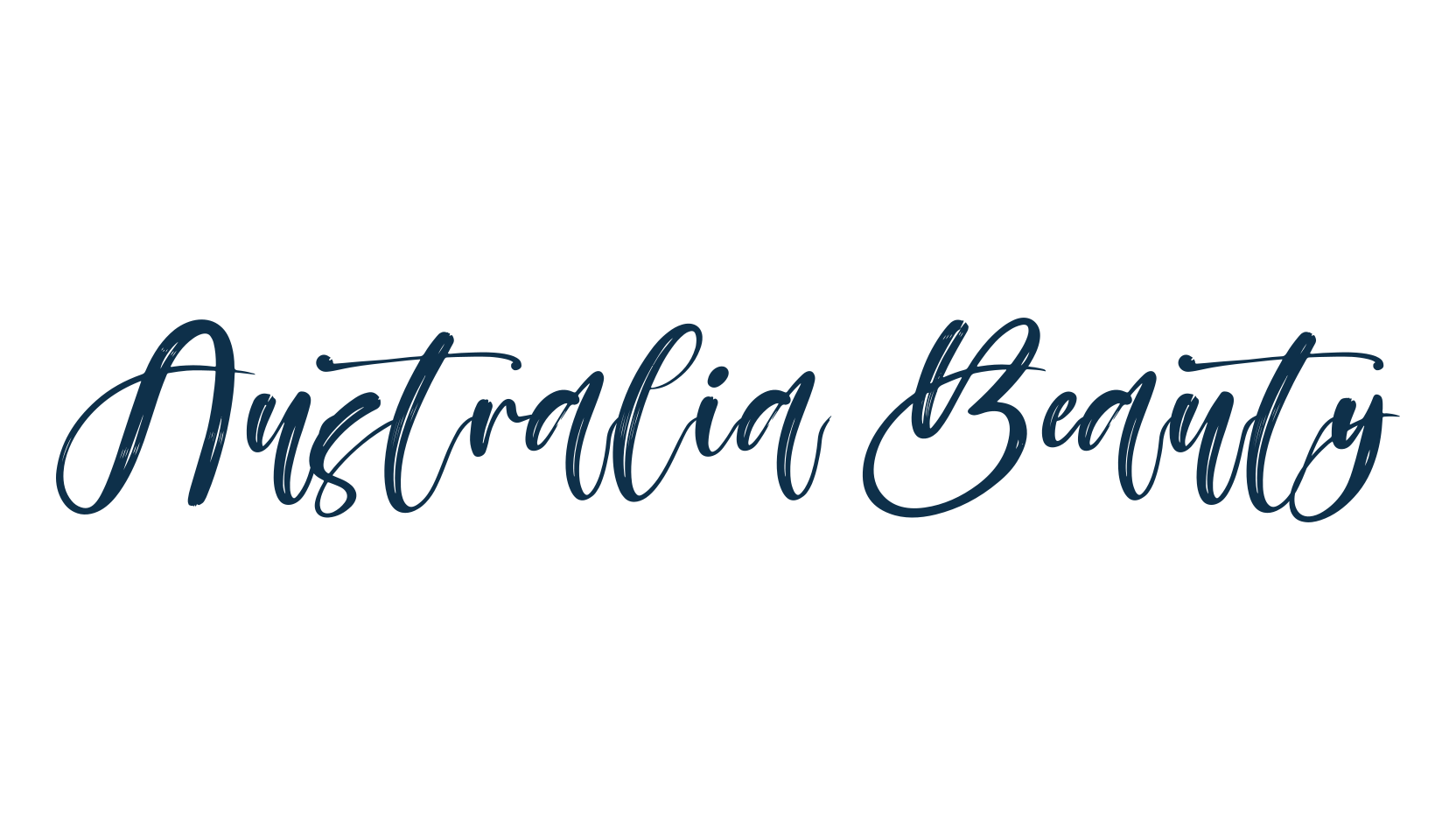 Australia Beauty, script brush fancy decorative calligraphy font preview