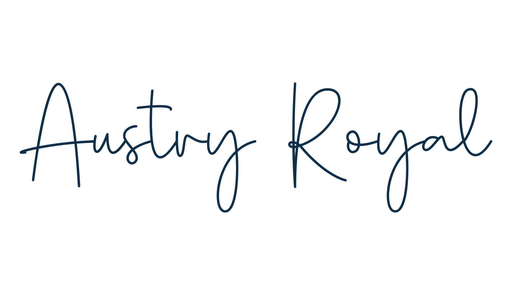 Austry Royal, script handwritten fancy decorative calligraphy font preview