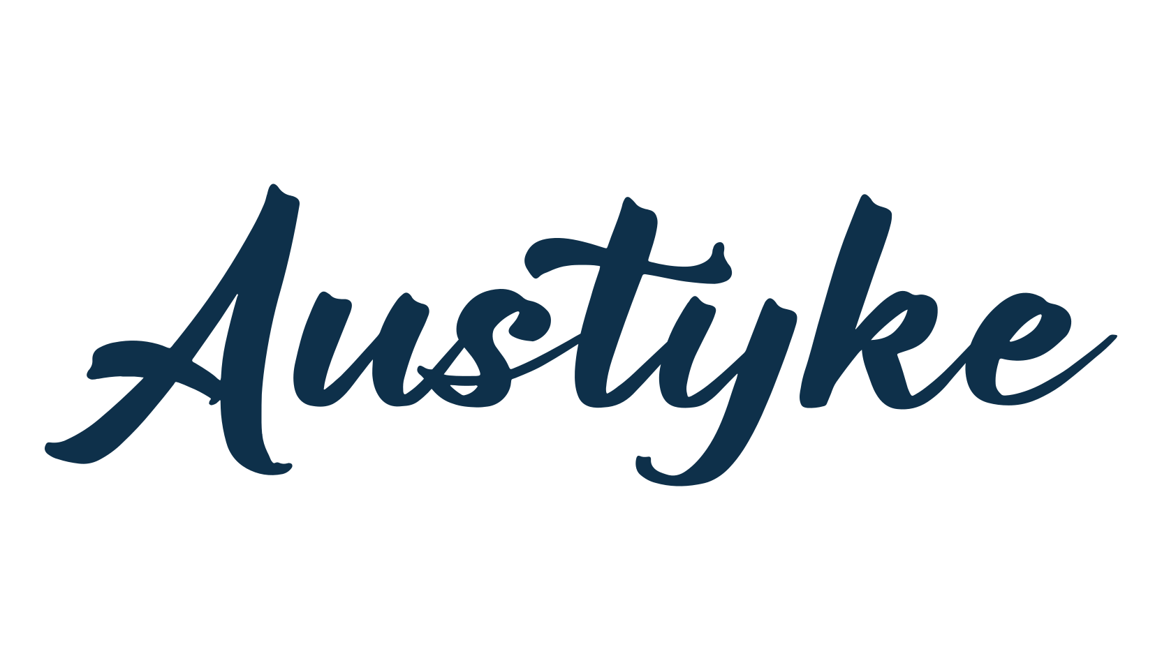 Austyke, display market font preview