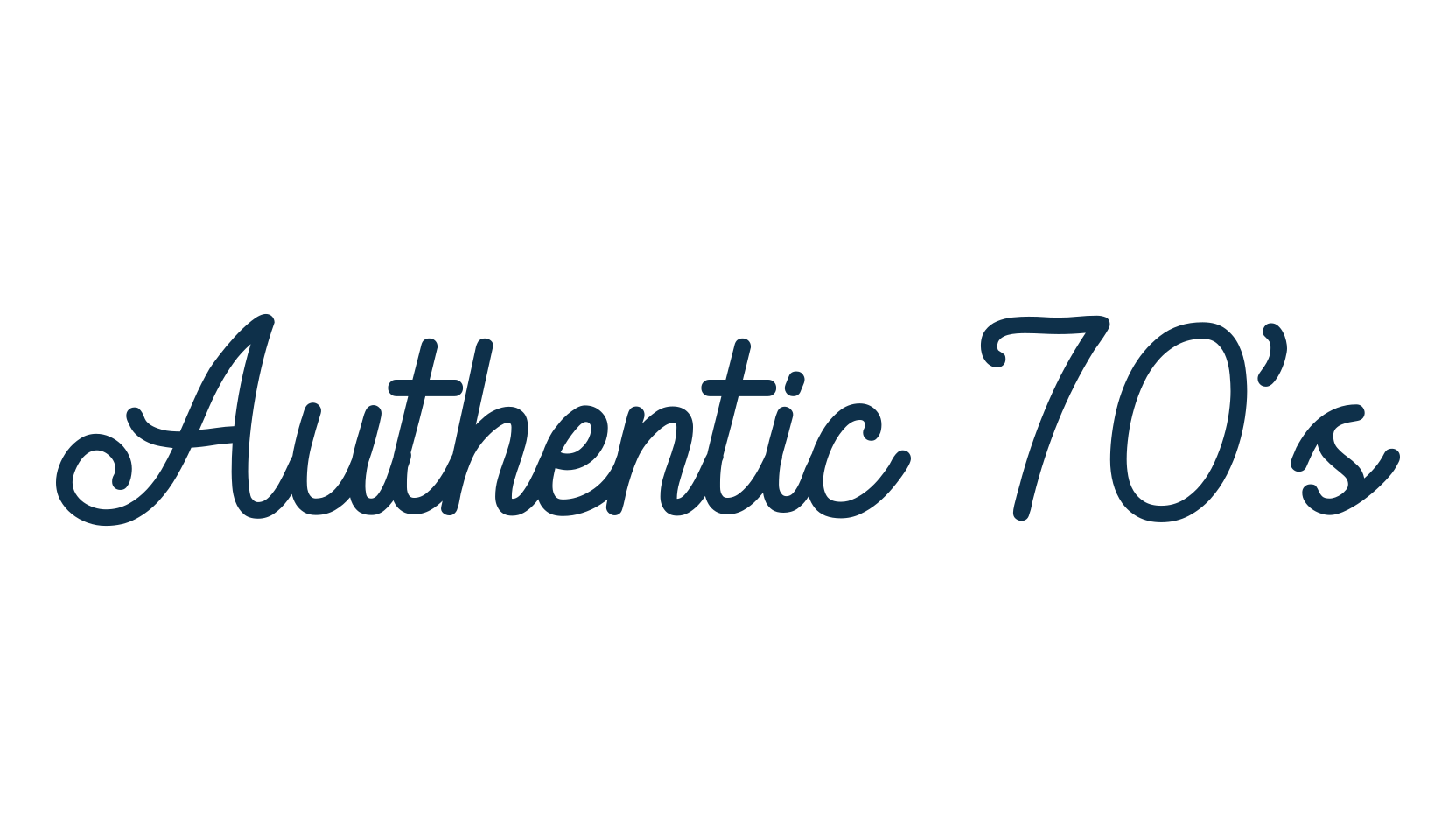 Authentic 70's, fancy various decorative script calligraphy font preview