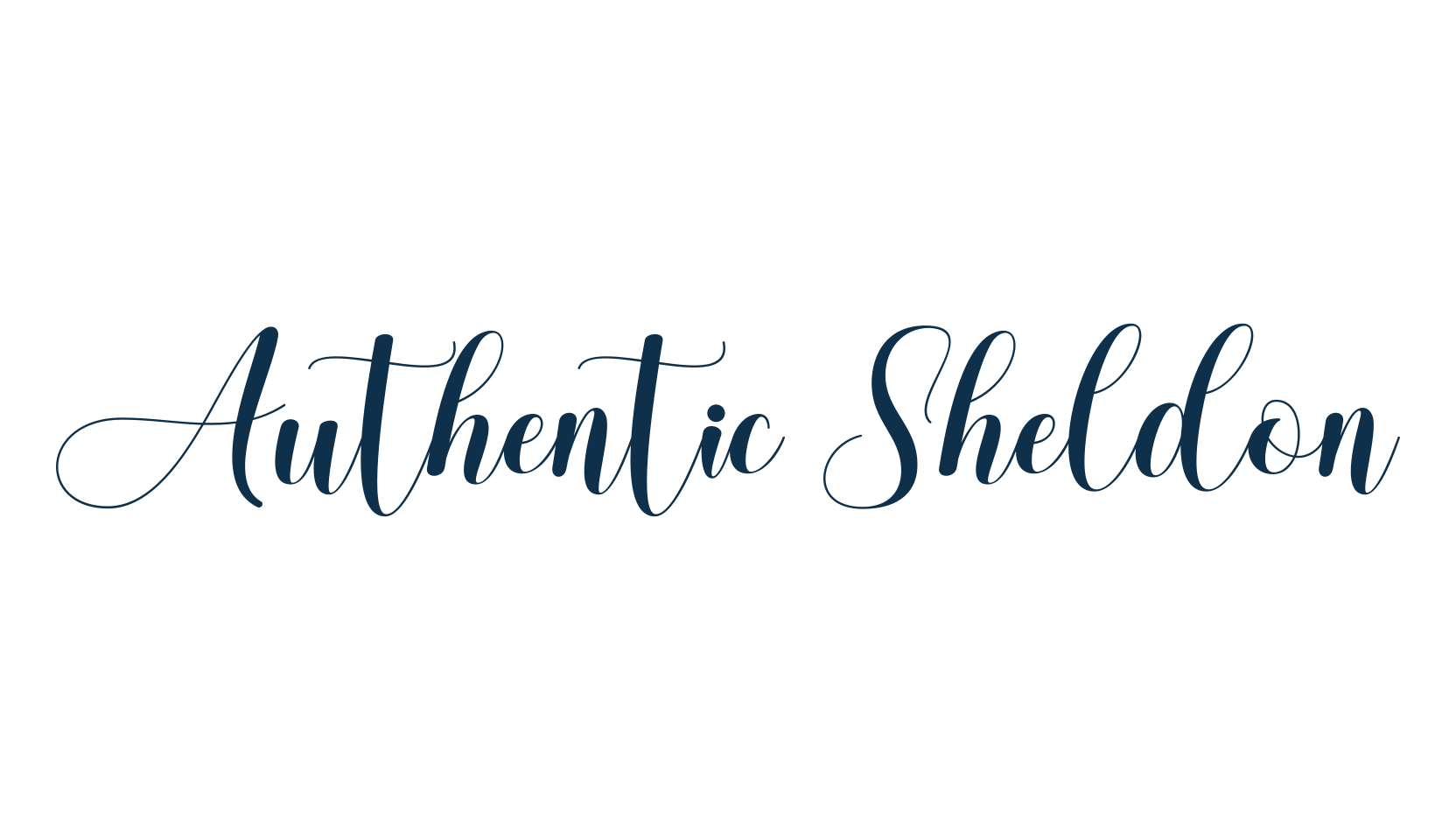 Authentic Sheldon, script calligraphy fancy decorative font preview