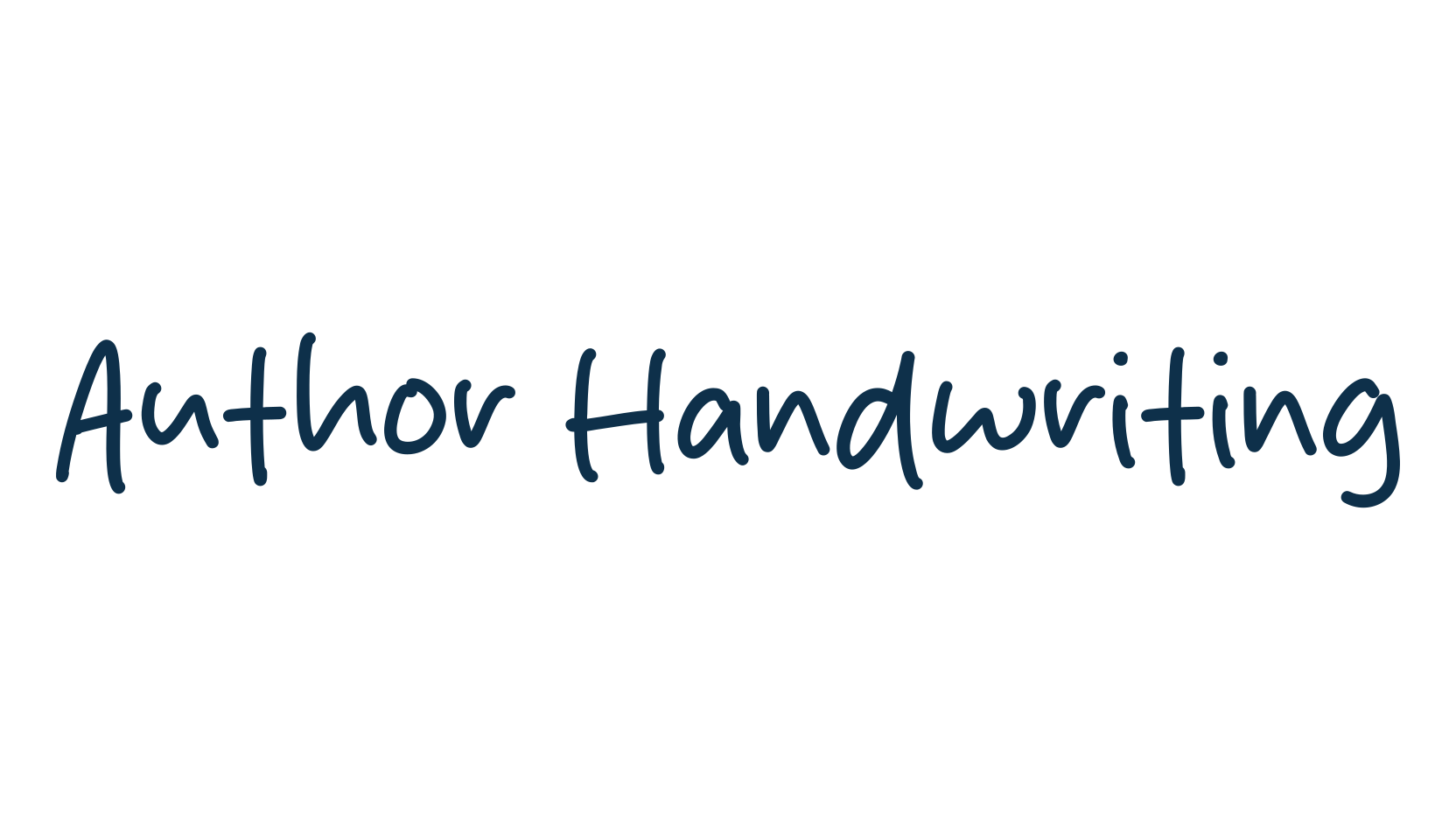 Author Handwriting, handwriting font preview