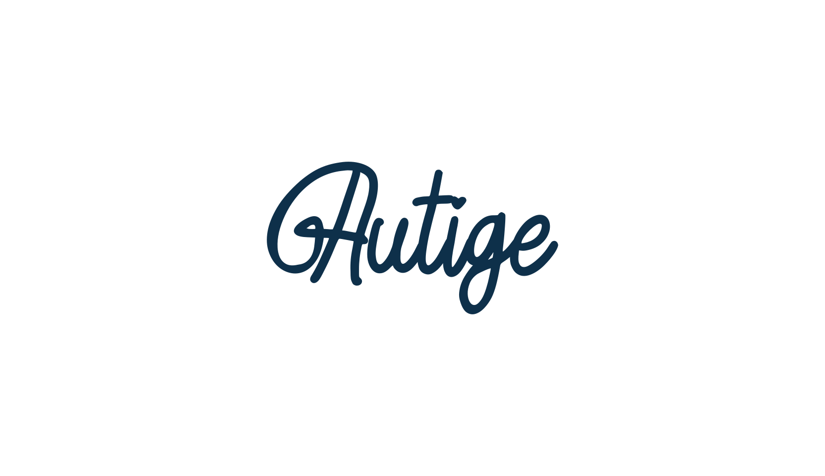 Autige, fancy decorative font preview