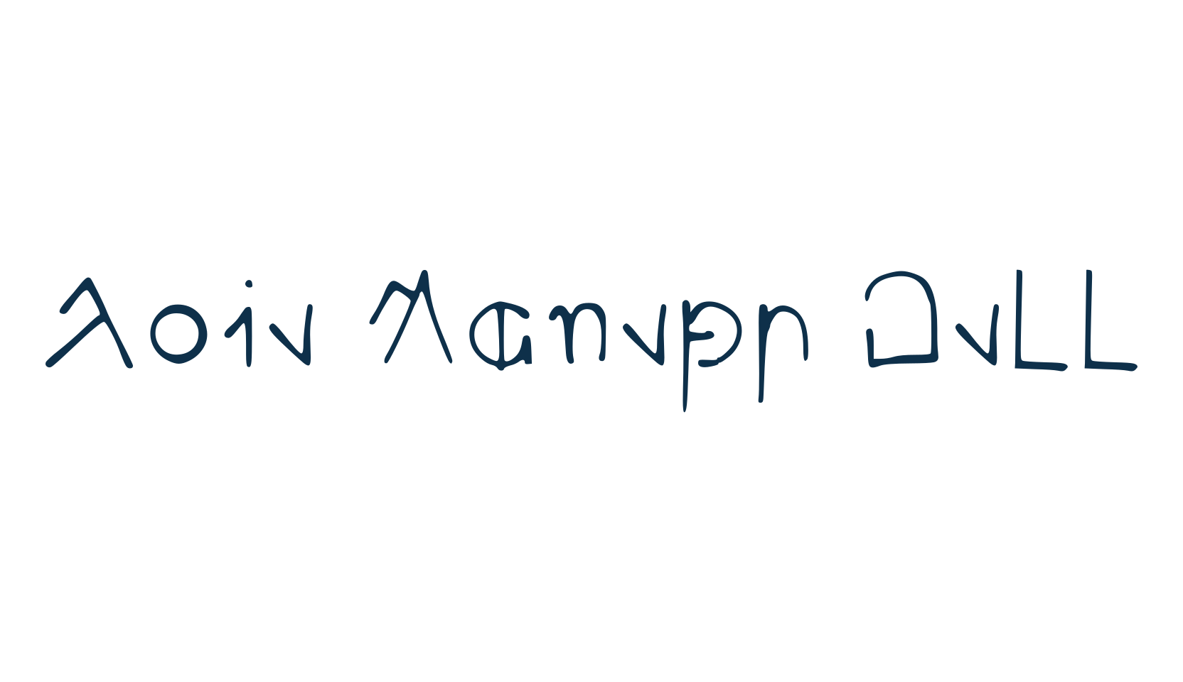 Auto Memory Doll, fancy decorative font preview