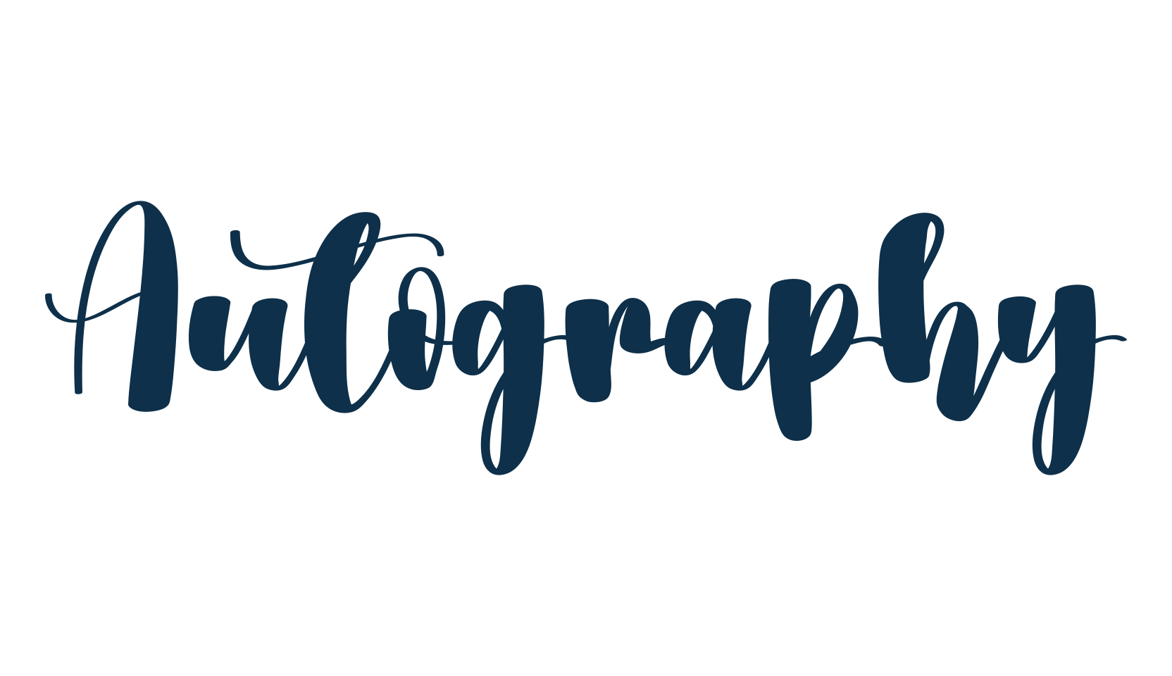 Autography (autography-2), fancy various decorative script calligraphy font preview