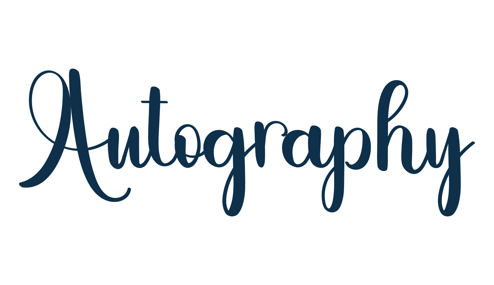 Autography (autography-3), script calligraphy fancy decorative font preview
