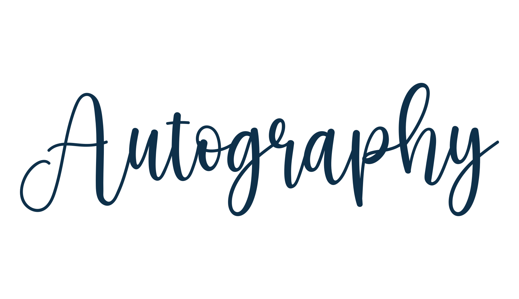 Autography (autography-5), handwriting font preview