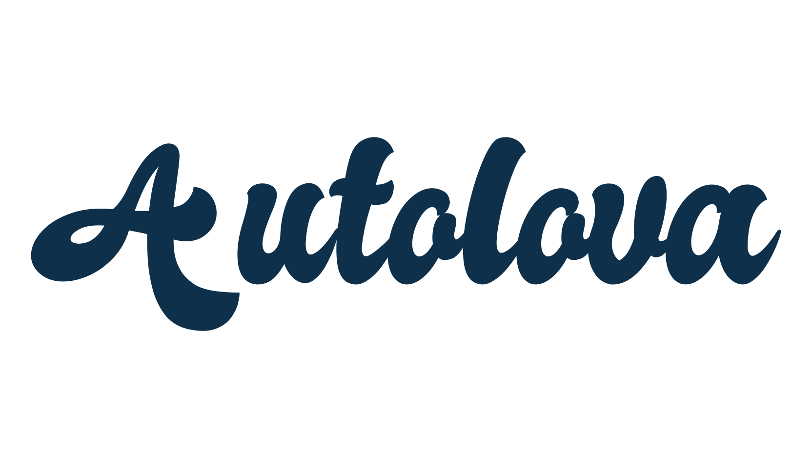 Autolova, old school font preview
