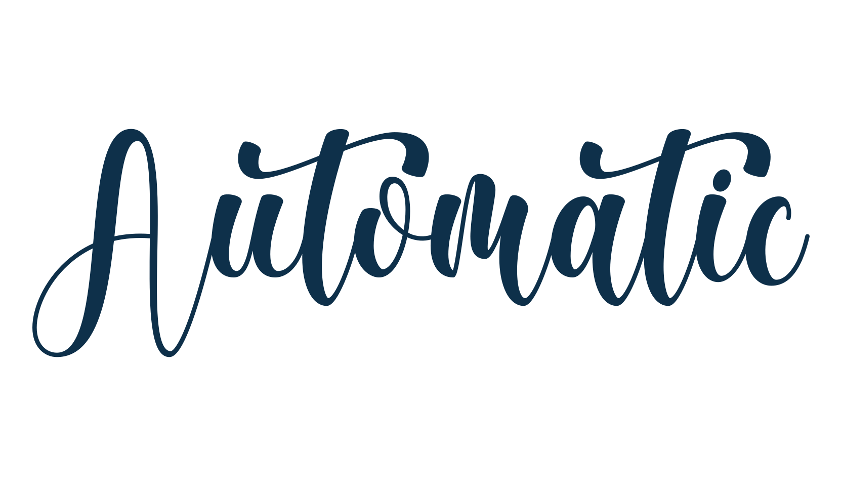 Automatic (automatic-2), script calligraphy fancy decorative font preview