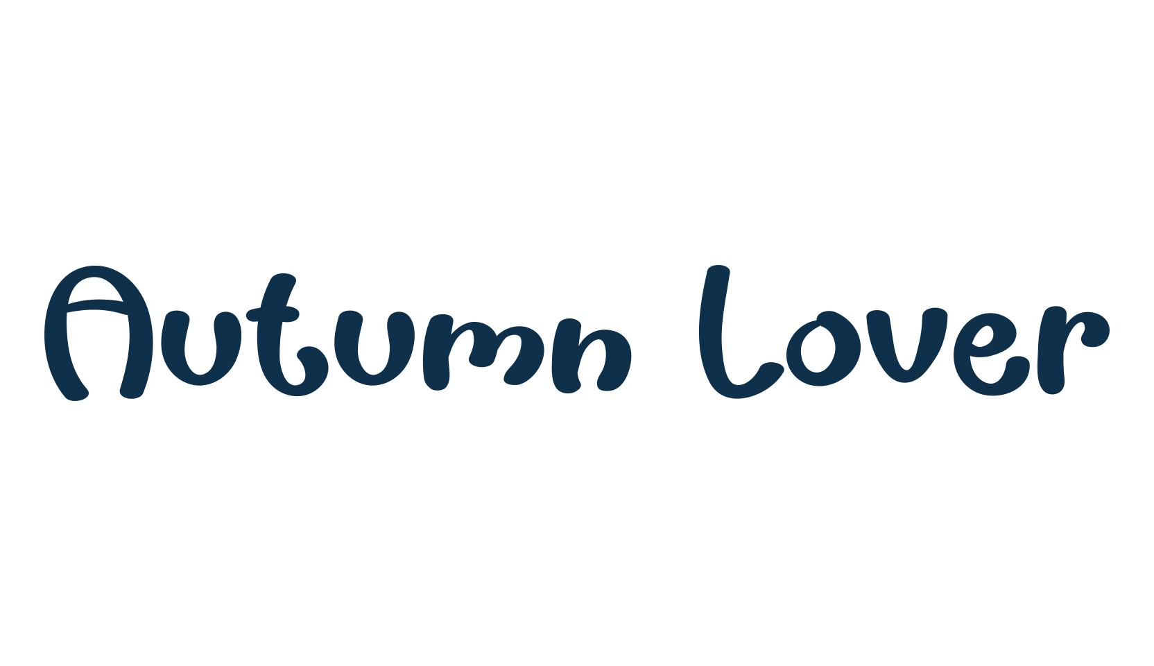 Autumn Lover, fancy decorative font preview