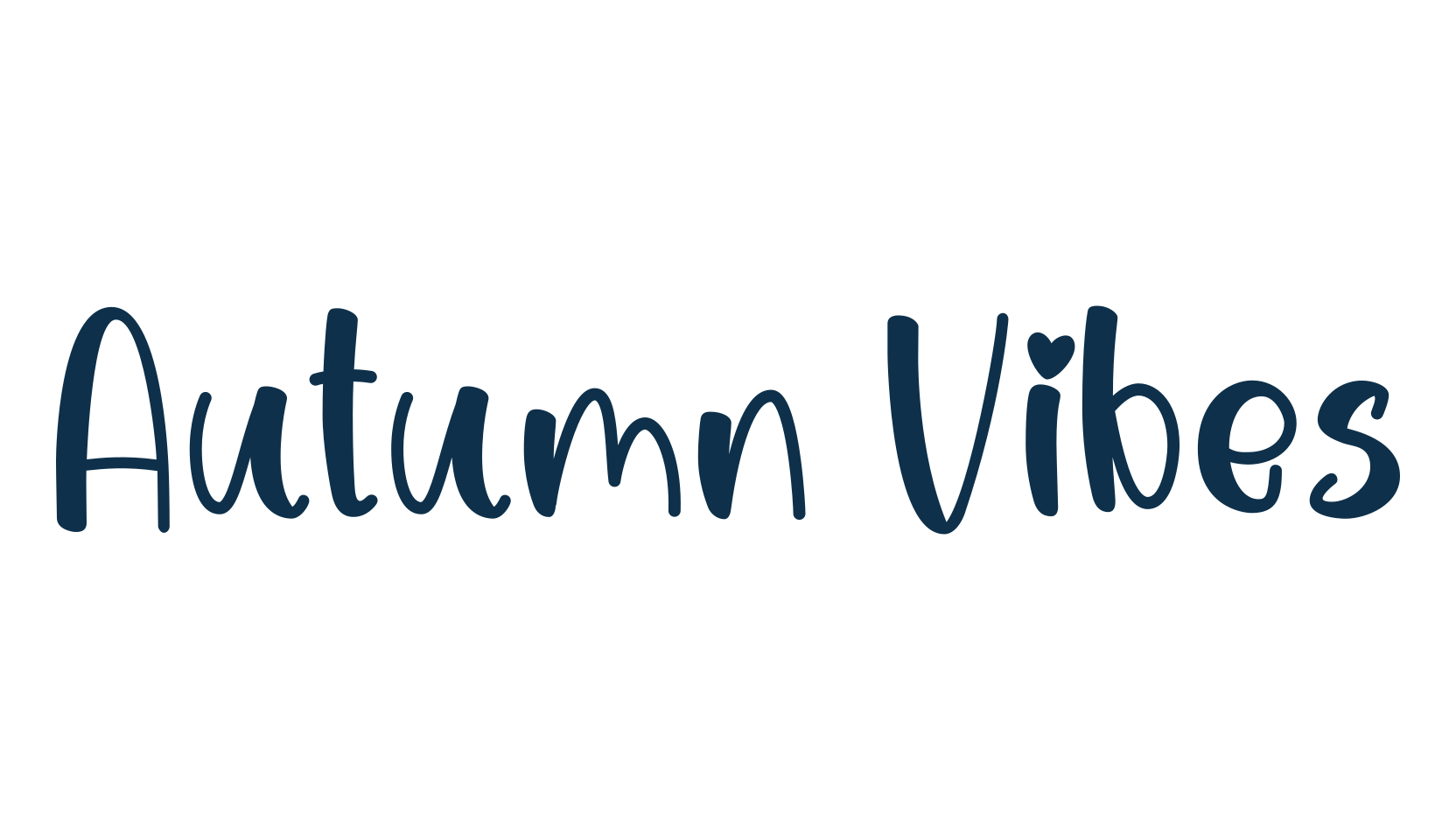 Autumn Vibes, various font preview