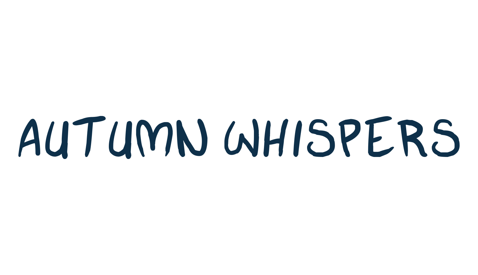 Autumn Whispers, fancy cartoon decorative comic font preview