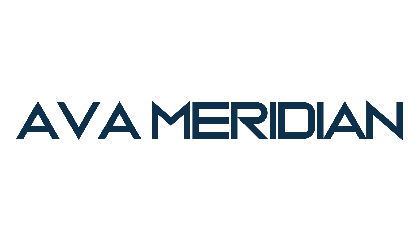 Ava Meridian, basic sans serif font preview