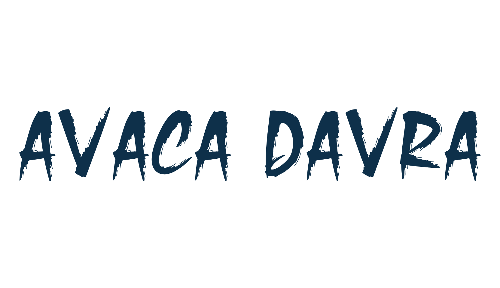 Avaca Davra, holiday halloween fancy decorative horror font preview