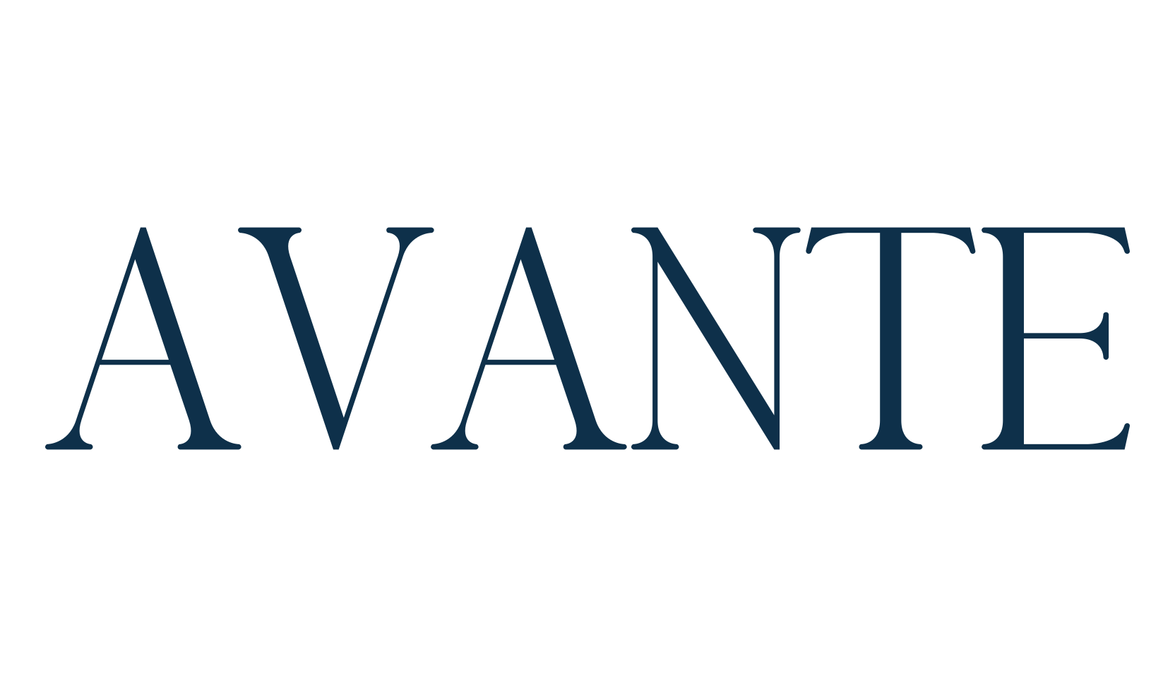 Avante, basic serif font preview