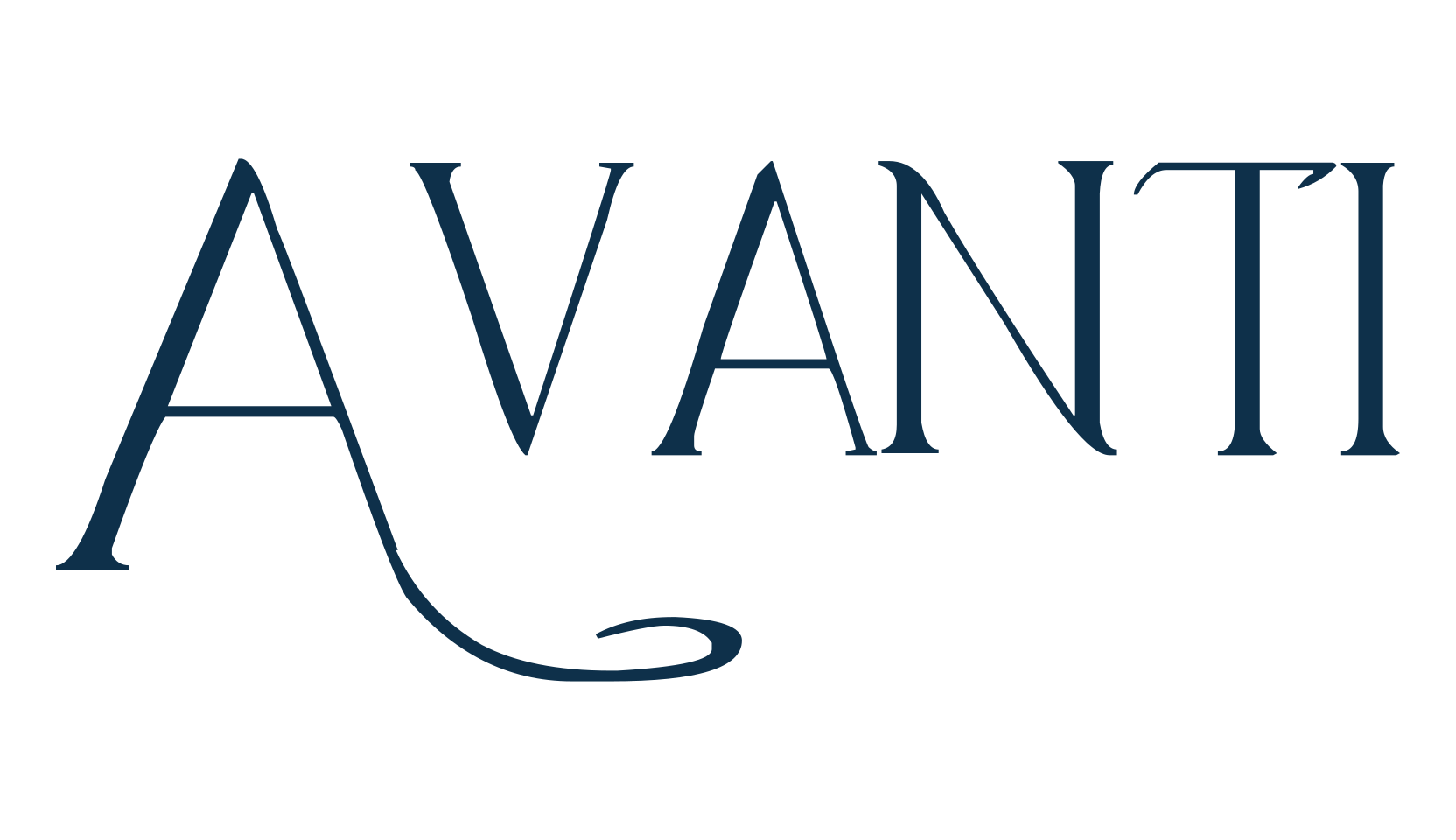 Avanti, retro font preview