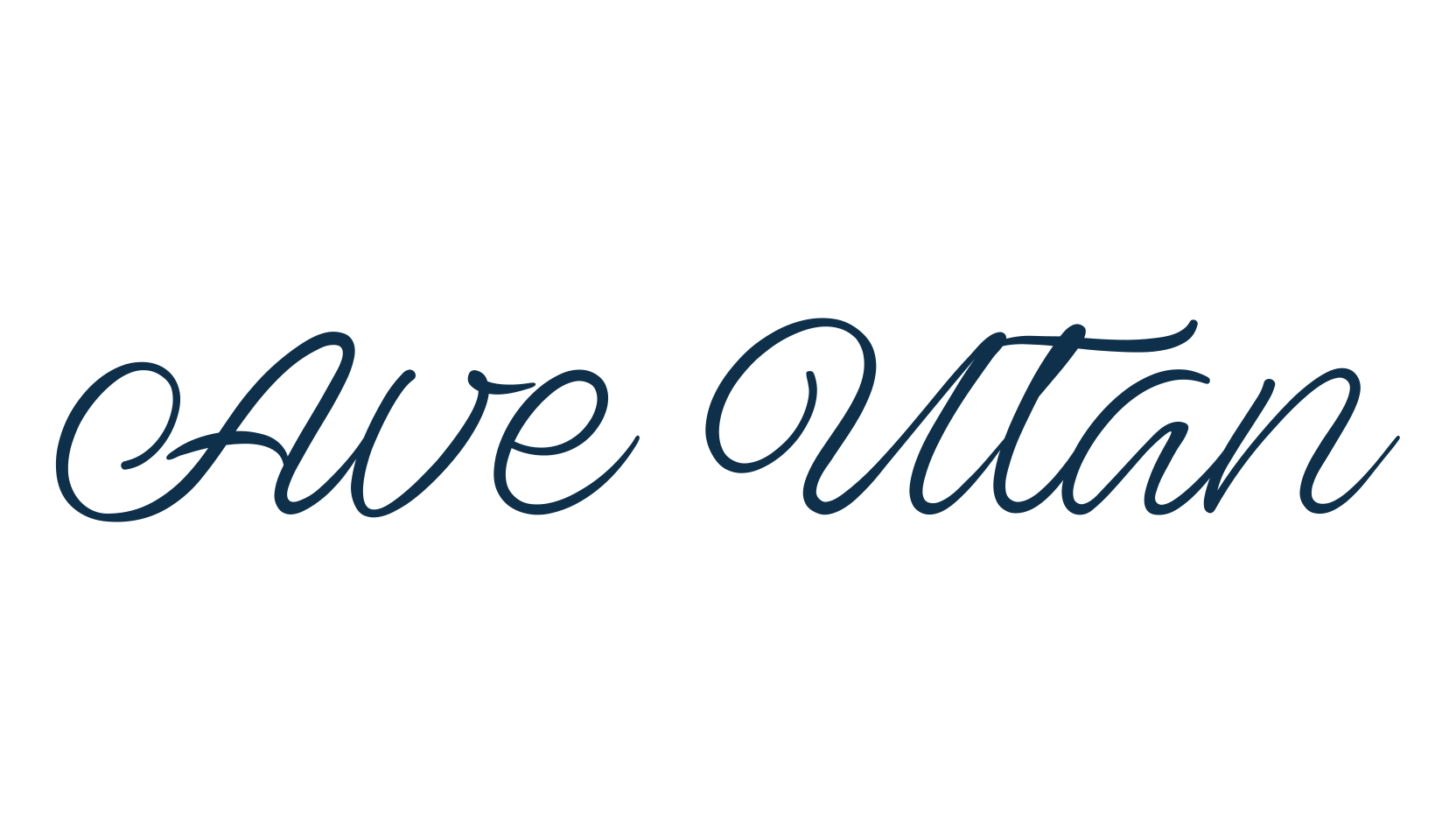 Ave Utan, old school font preview