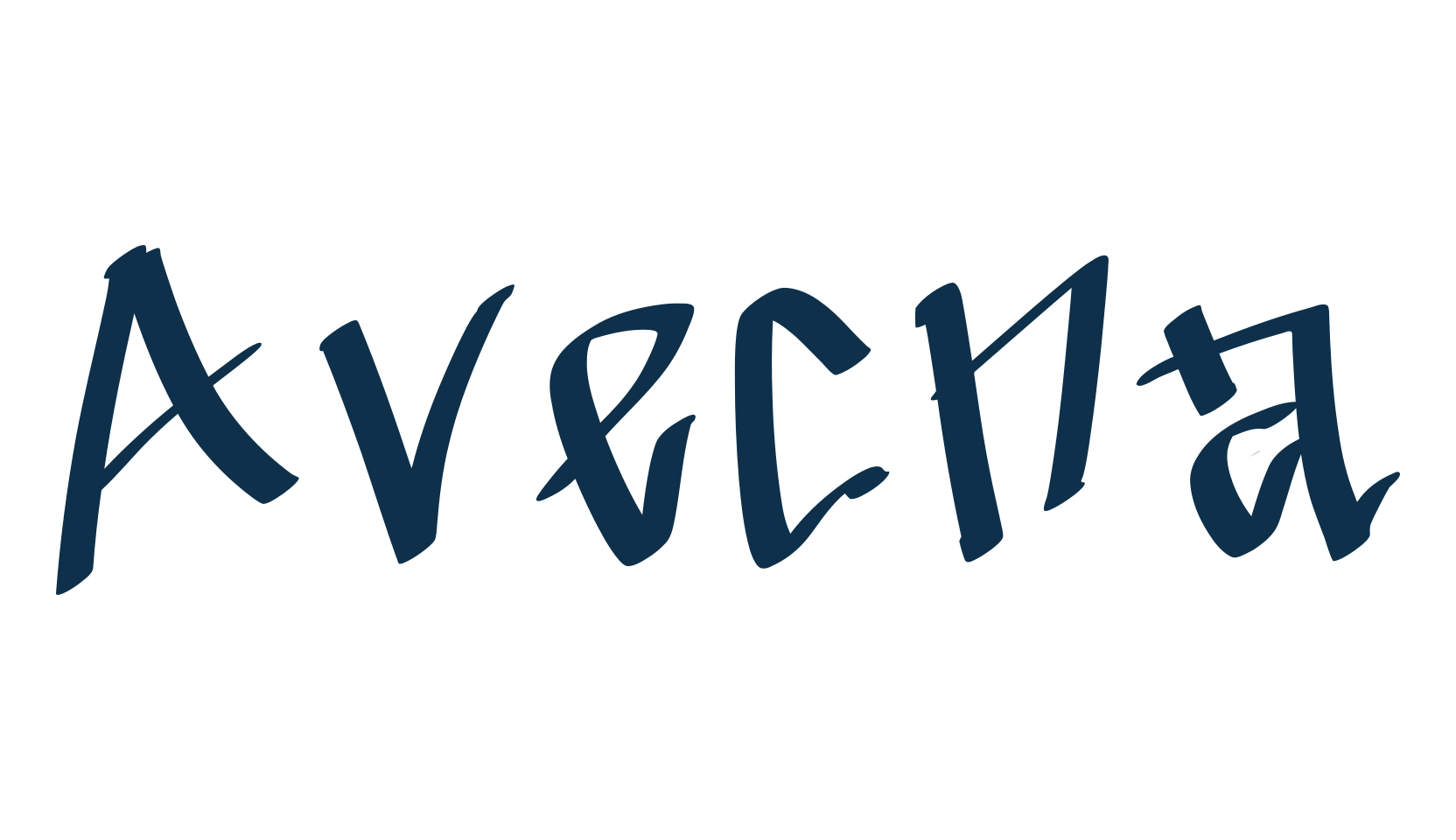Avecna, graffiti font preview