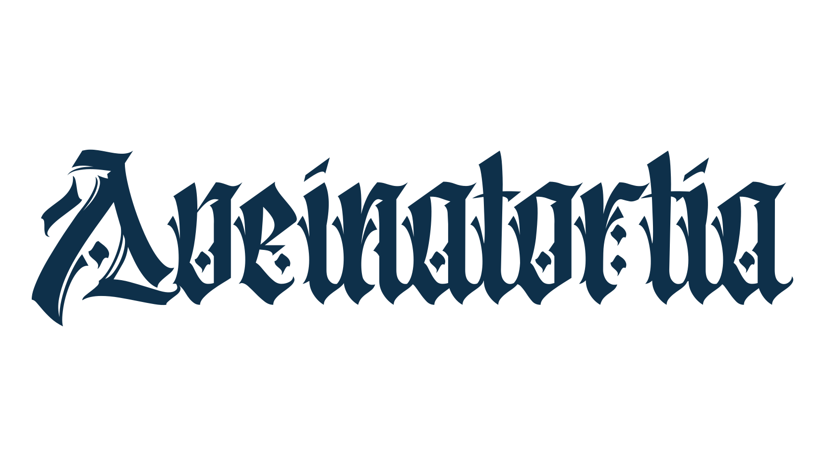Aveinatortia, script graffiti fancy decorative calligraphy font preview