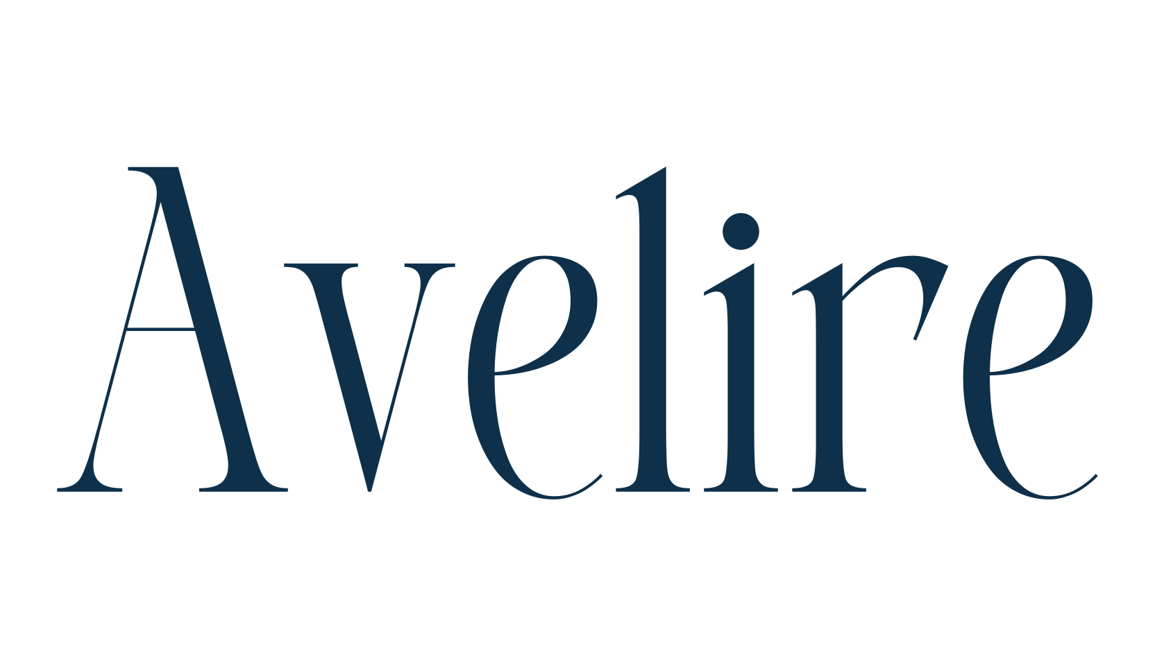Avelire, serif font preview