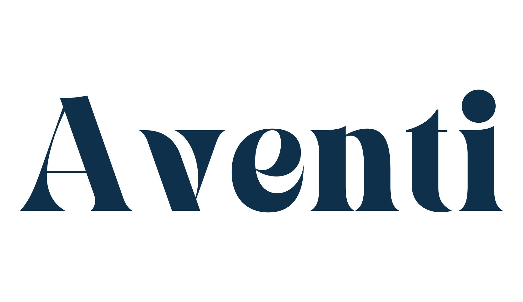 Aventi, basic serif font preview