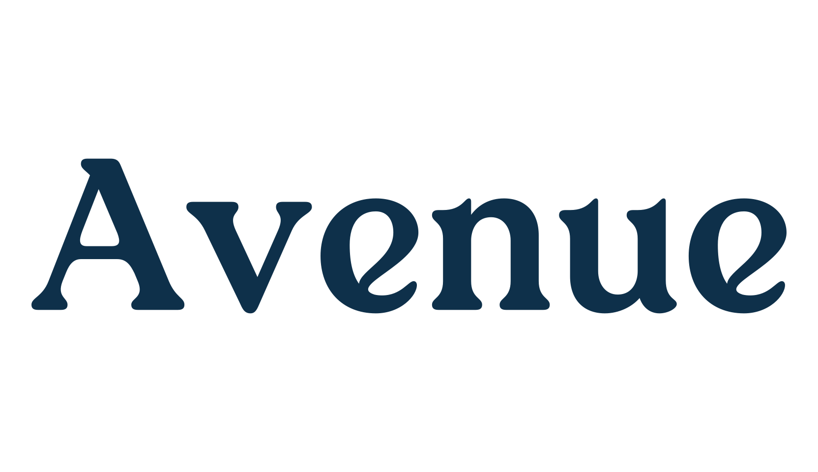 Avenue, serif font preview