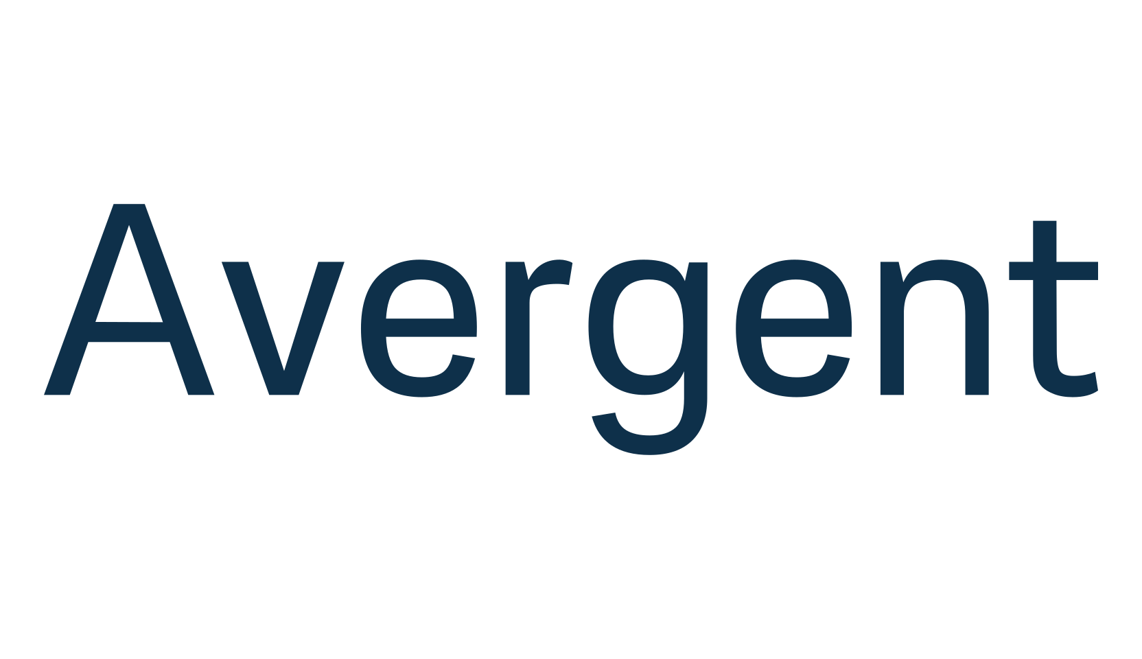 Avergent, sans serif font preview