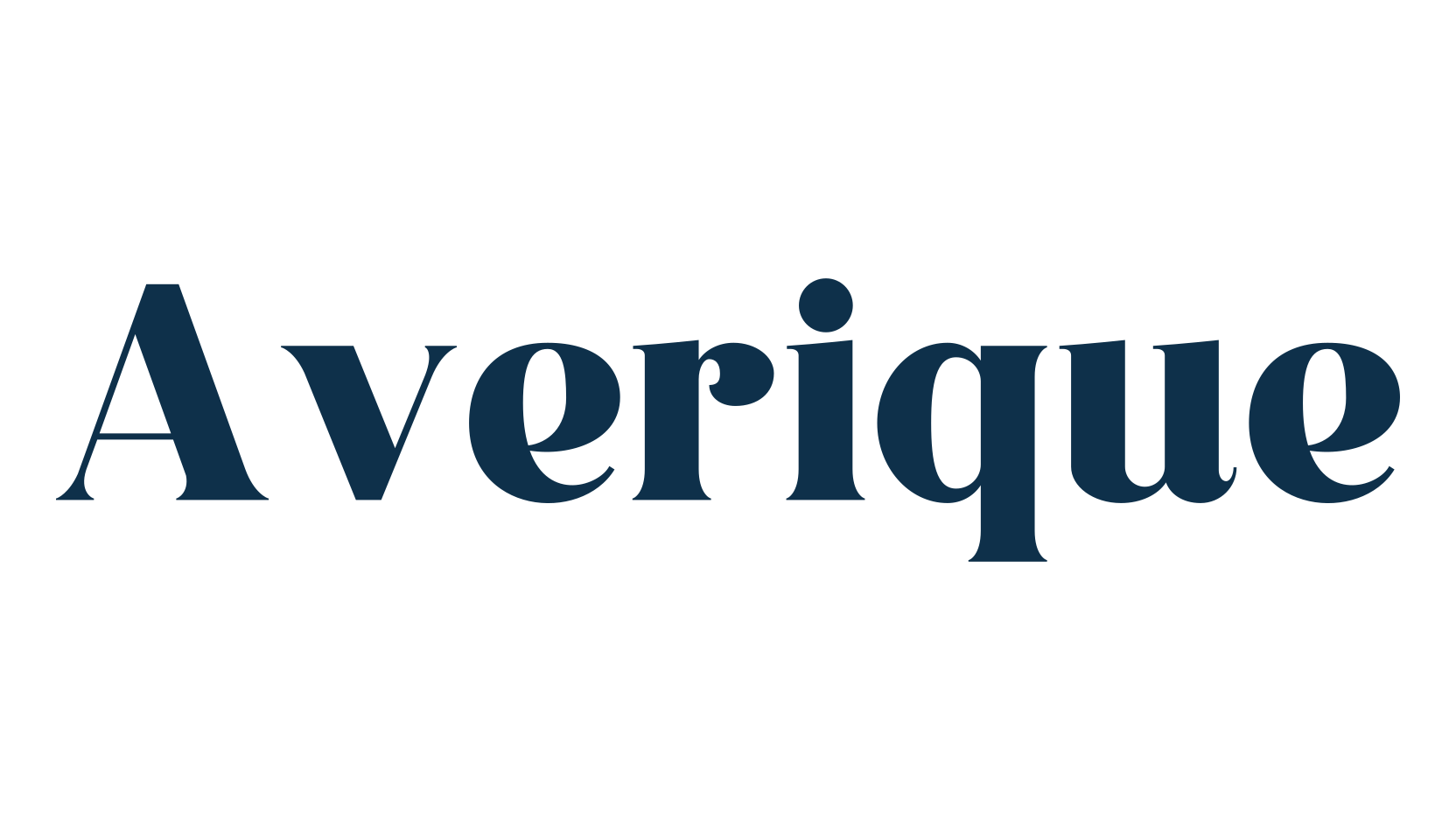 Averique, basic serif font preview
