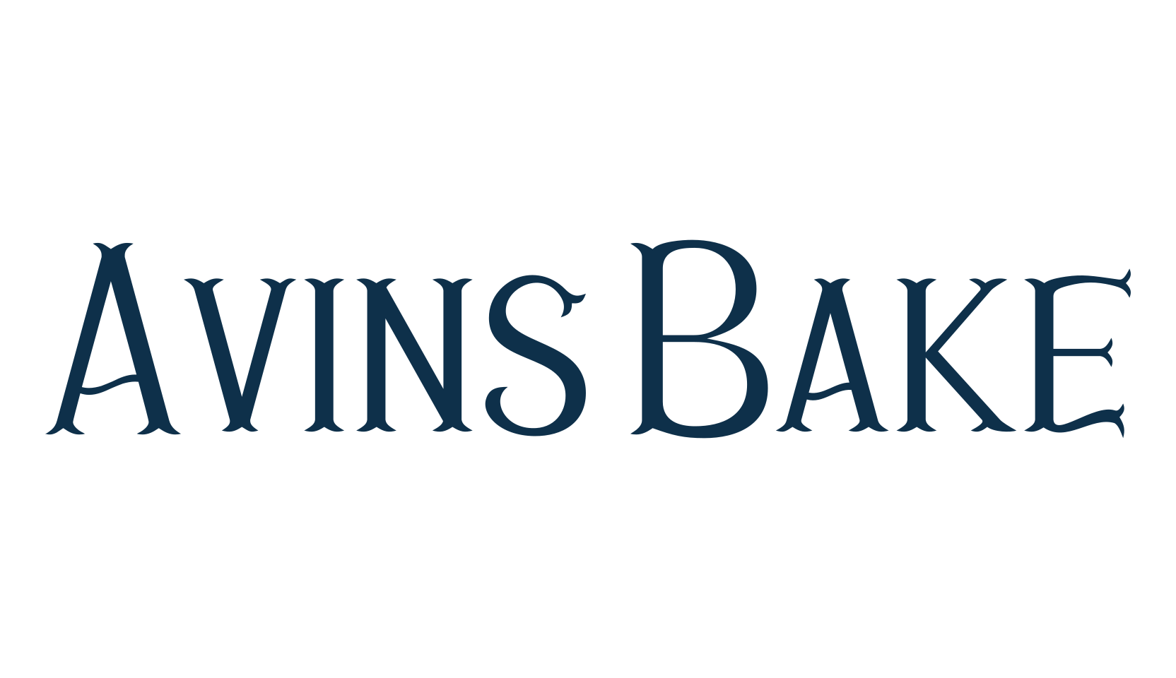 Avins Bake, retro font preview