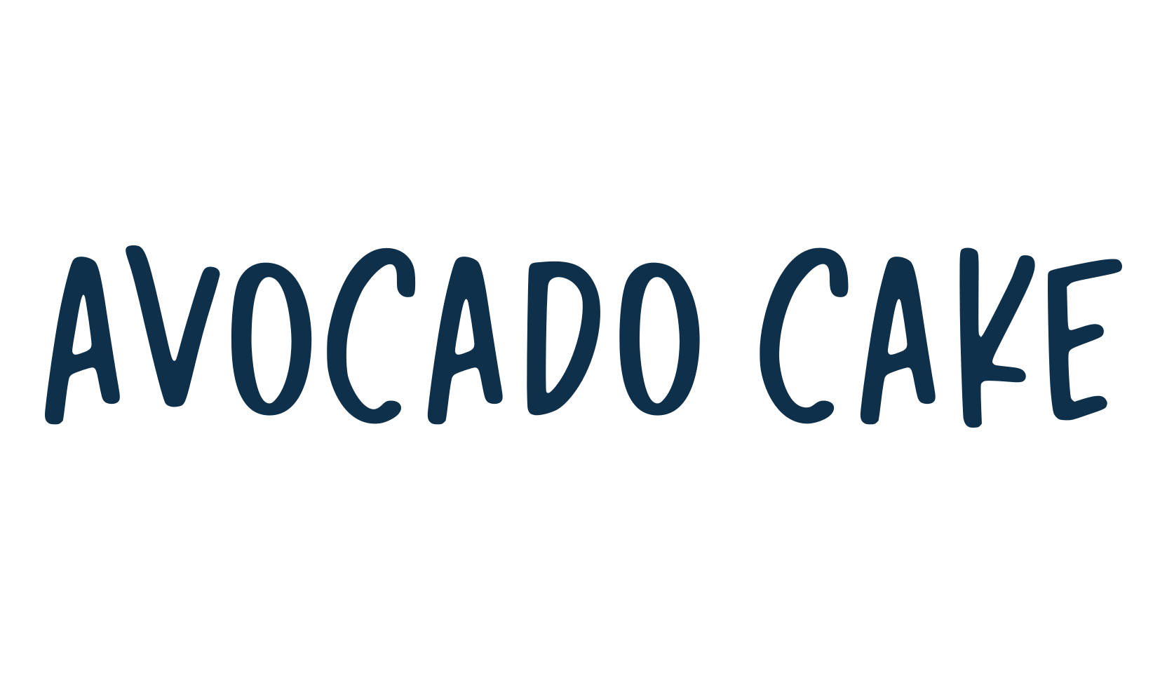 Avocado Cake, script handwritten fancy decorative calligraphy font preview