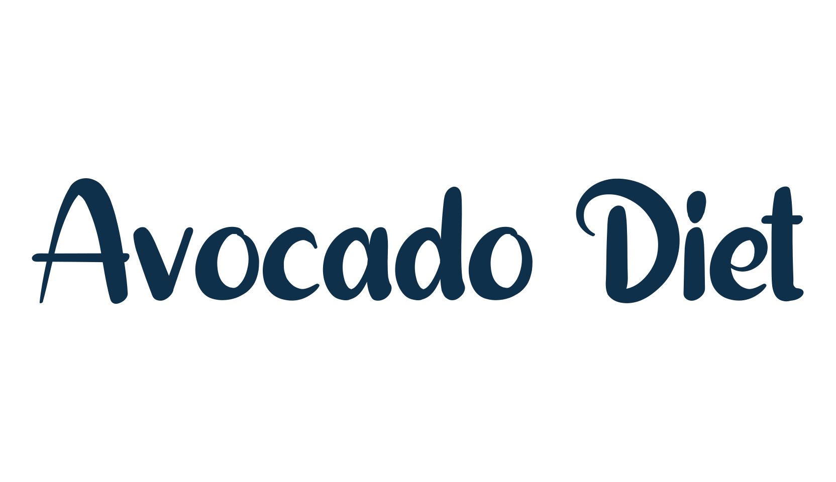 Avocado Diet, various font preview