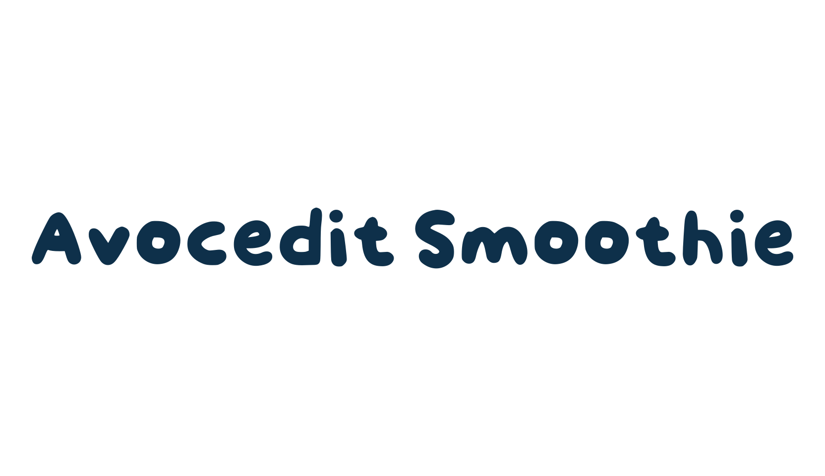 Avocedit Smoothie, script handwritten fancy decorative calligraphy font preview