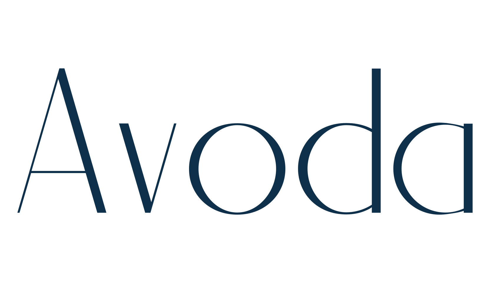 Avoda, sans serif font preview