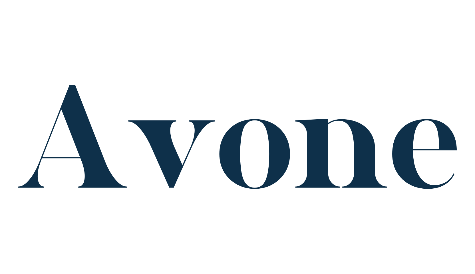 Avone, basic serif font preview