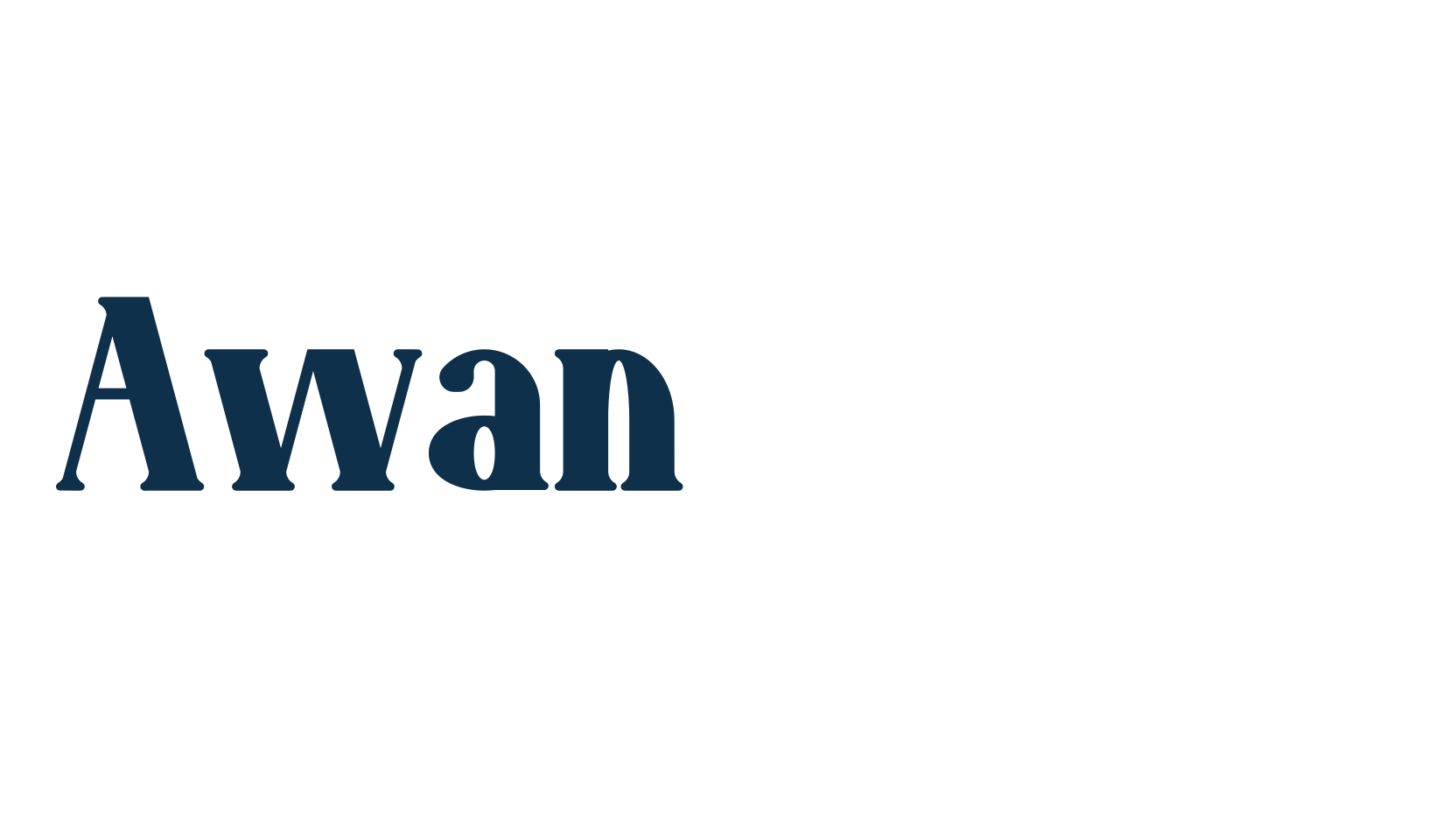 Awan Noyed, serif font preview