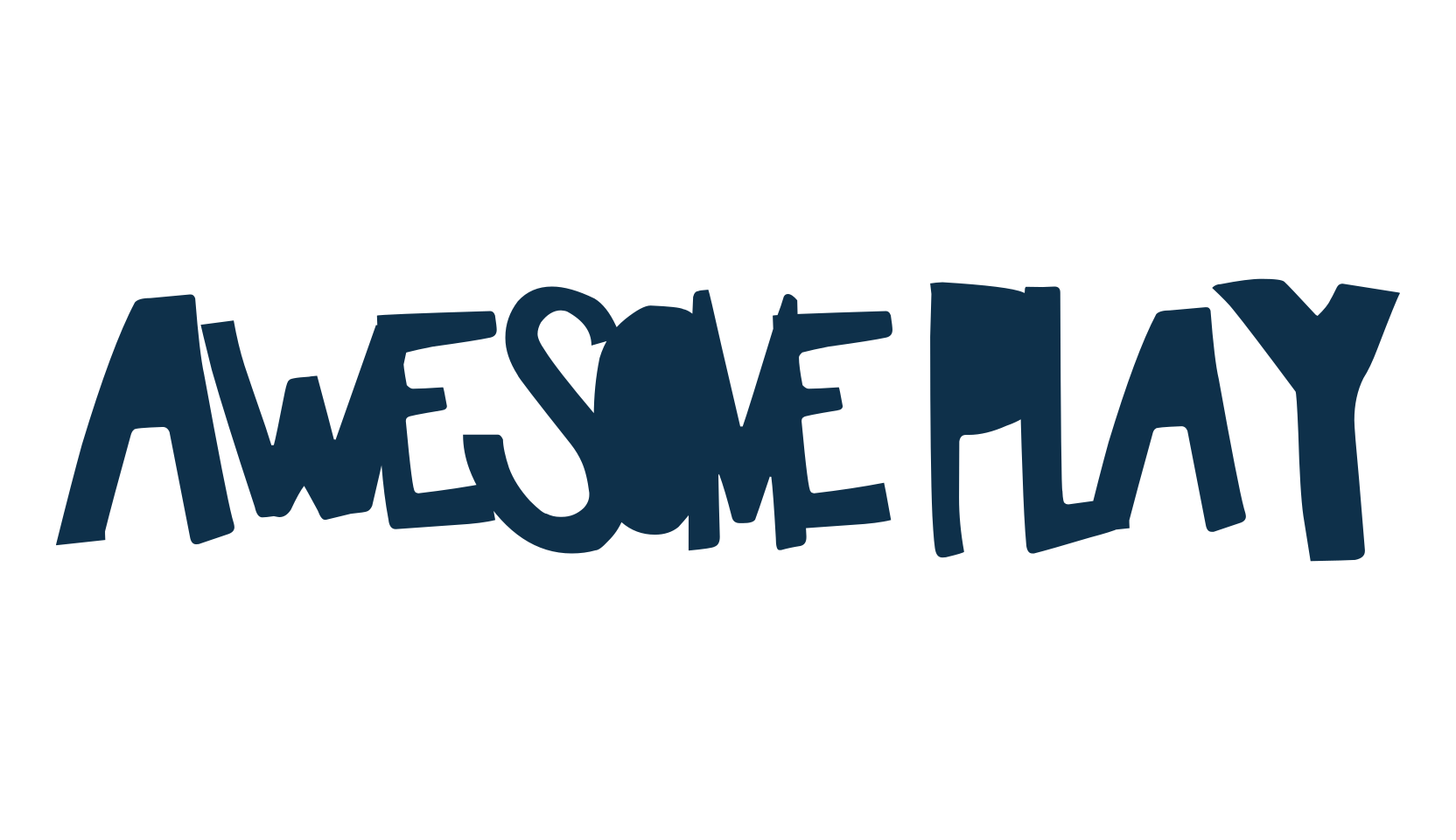 Awesome Play, fancy cartoon decorative font preview