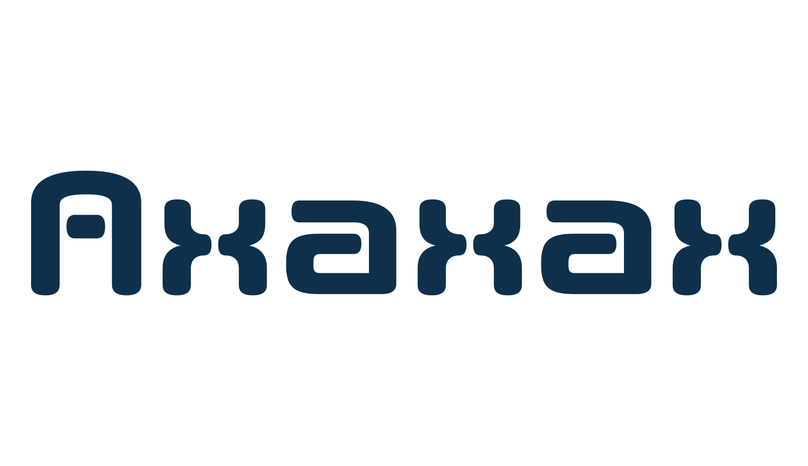 Axaxax, techno sci-fi font preview