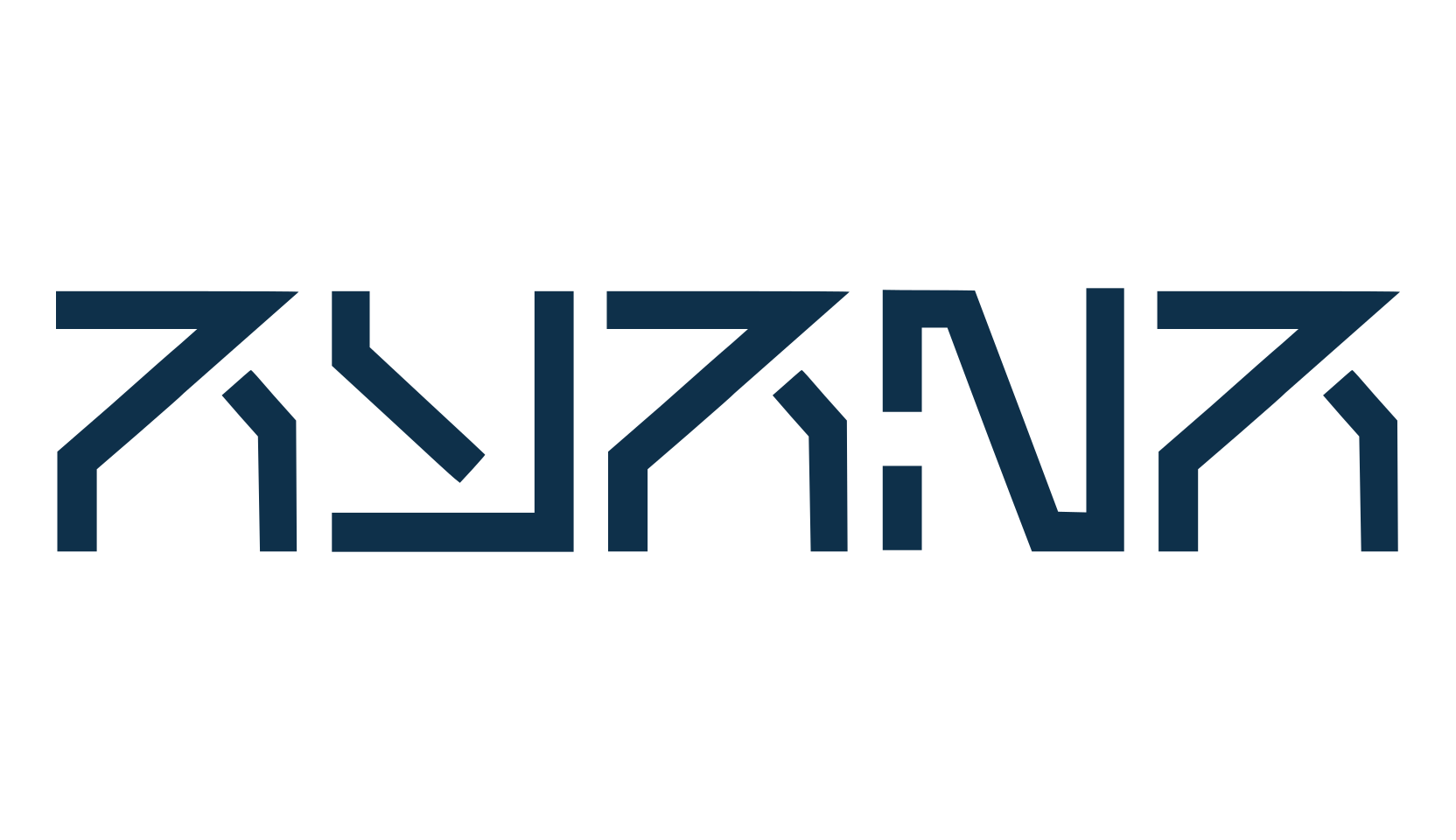 Ayana, techno sci-fi font preview