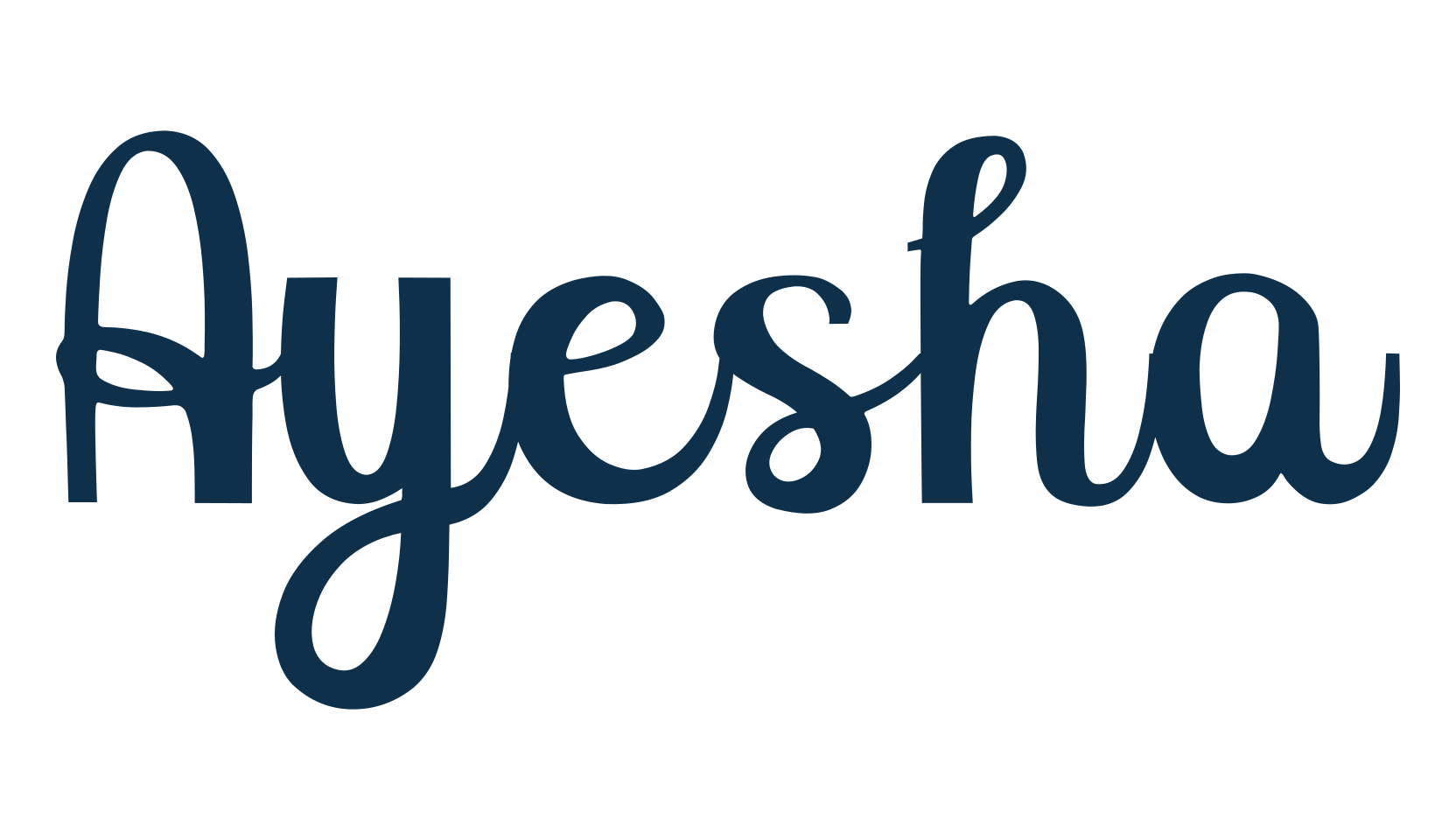 Ayesha, fancy decorative font preview