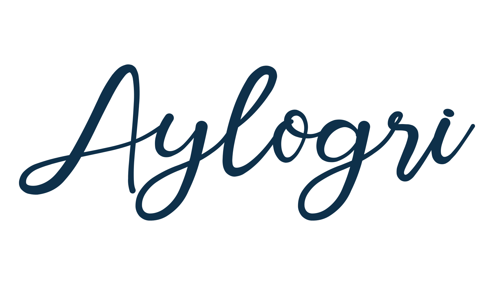 Aylogri, script calligraphy fancy decorative font preview