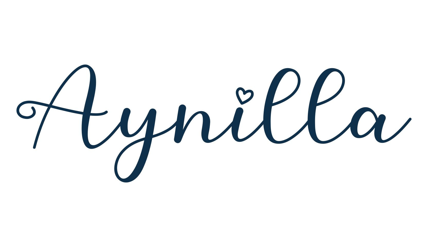 Aynilla, fancy decorative font preview