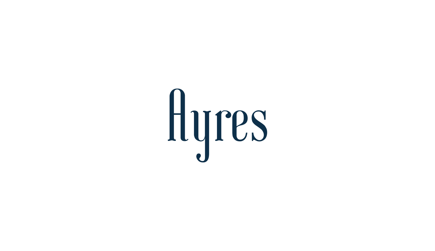 Ayres, basic serif font preview