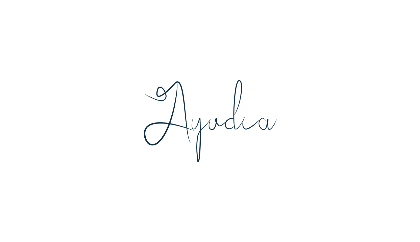 Ayudia, script handwritten fancy decorative calligraphy font preview