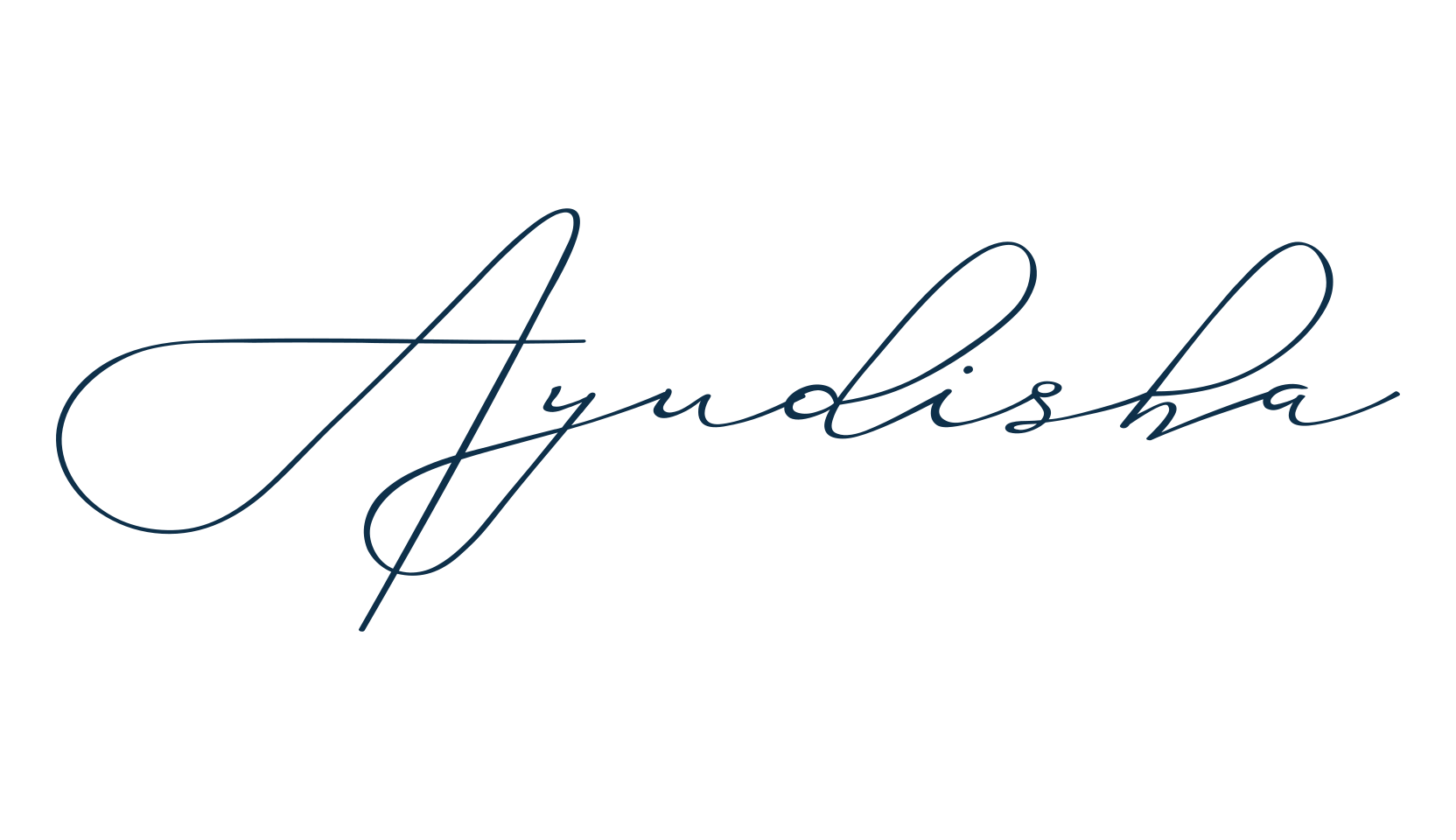 Ayudisha, script calligraphy fancy decorative font preview