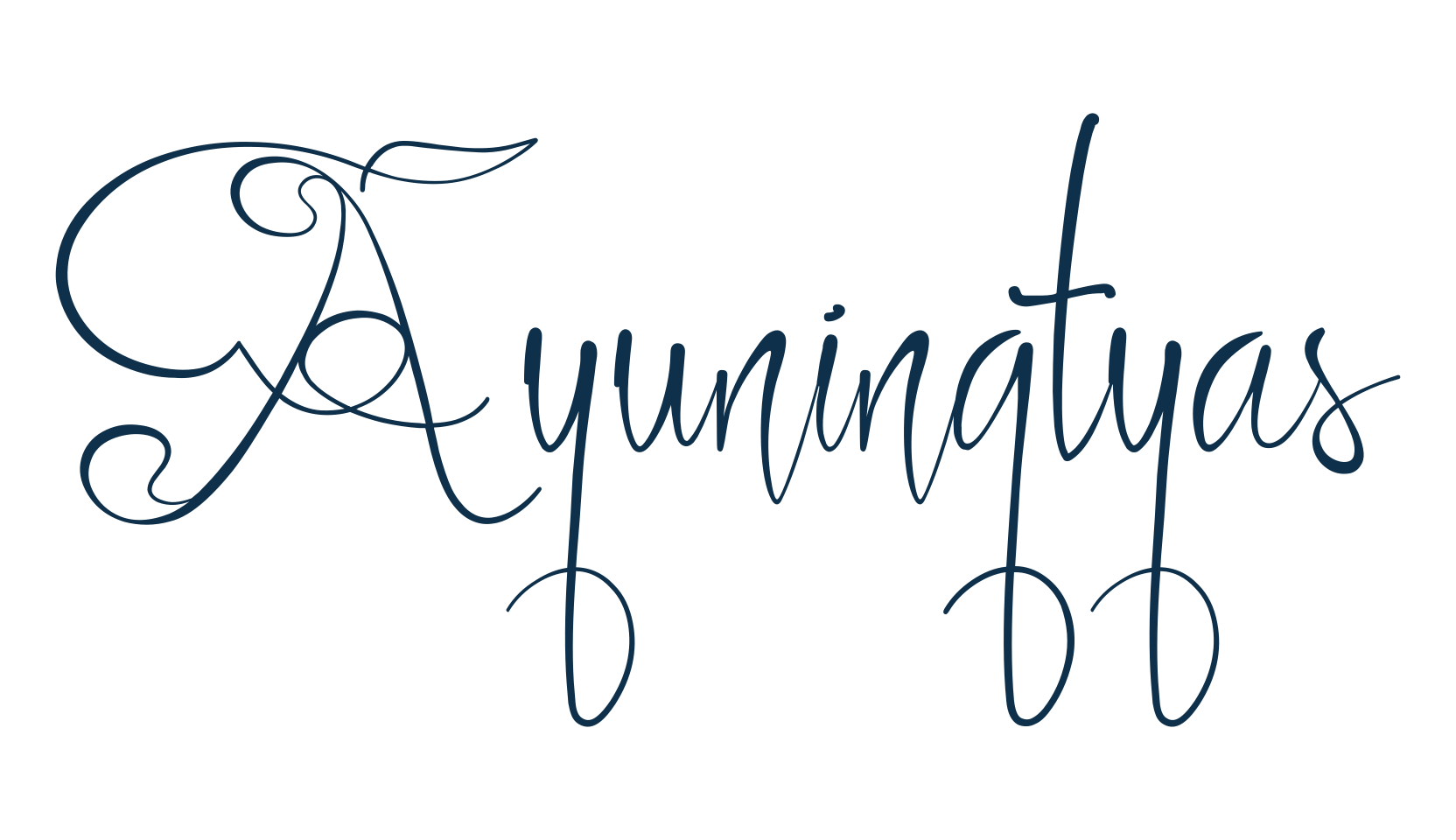 Ayuningtyas, various font preview