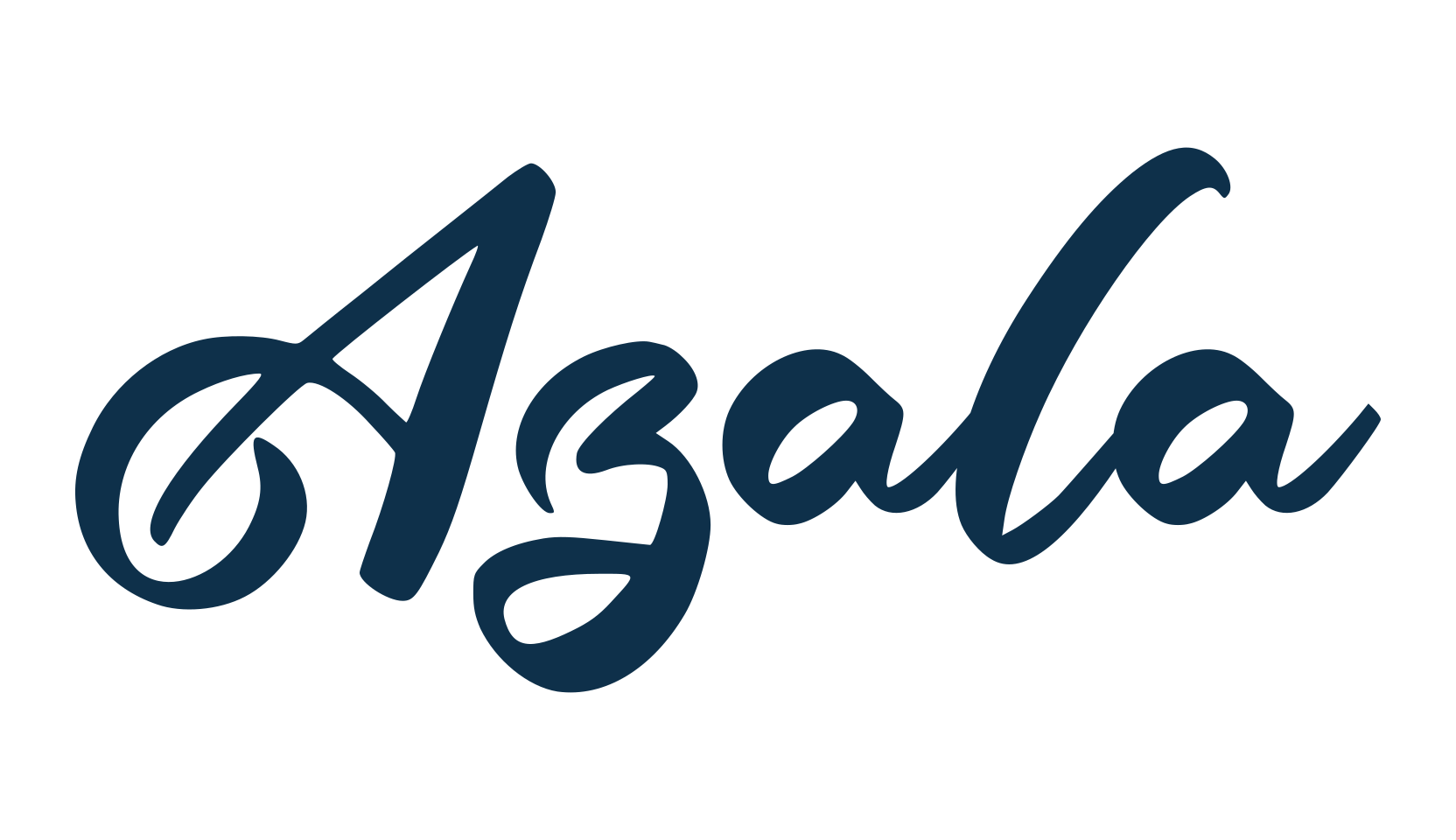 Azala, script brush fancy decorative calligraphy font preview