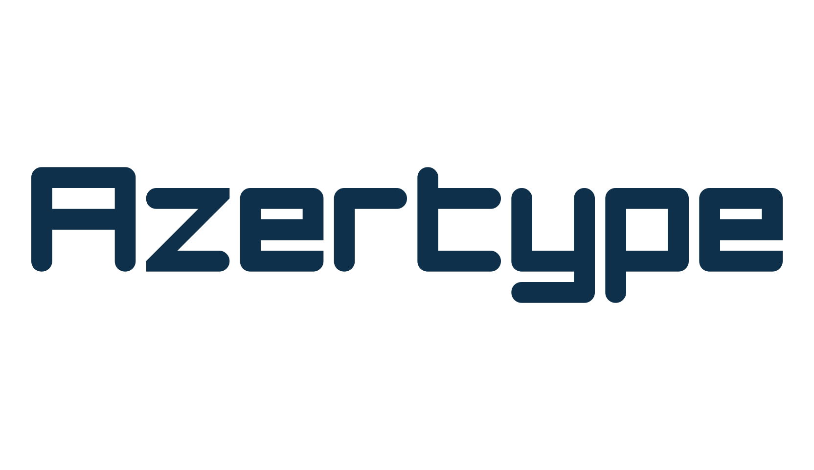 Azertype, fancy various techno sci-fi font preview